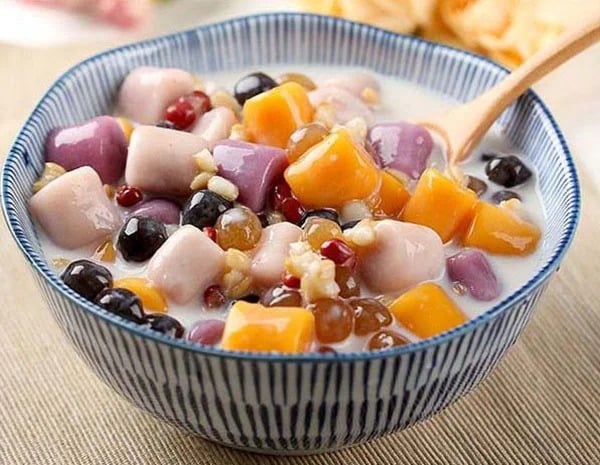 cách làm chè khoai dẻo sữa tươi - Hình 5