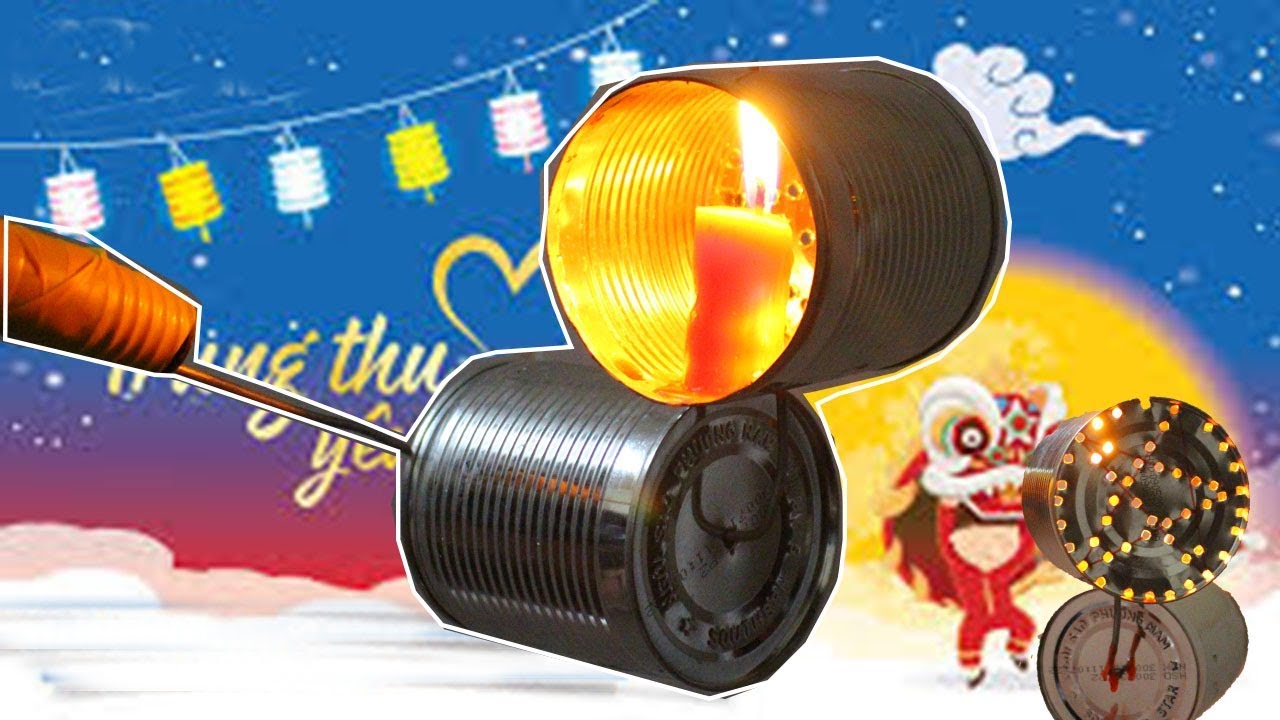 cách làm đèn trung thu bằng hộp sữa - Hình 3