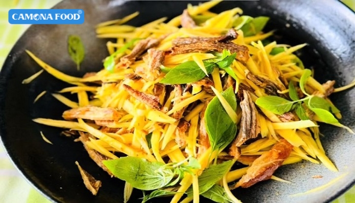 cách làm gỏi xoài cá khô - Hình 5