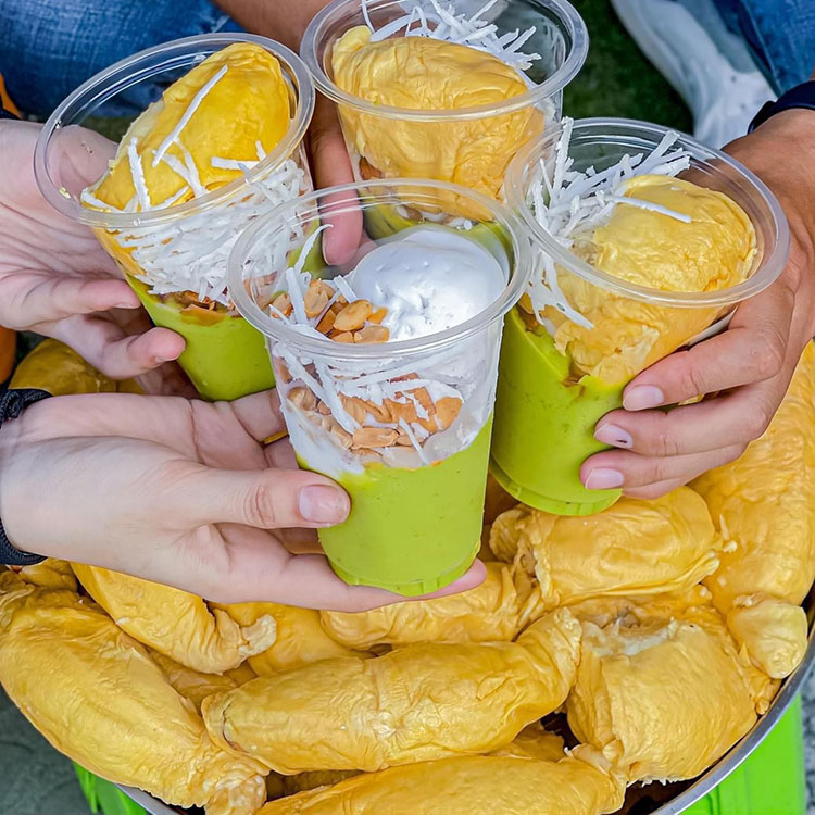 cách làm kem bơ sầu riêng - Hình 3