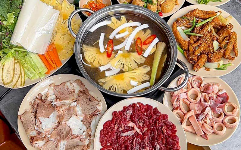cách làm lẩu bò nhúng dấm hà nội - Hình 4