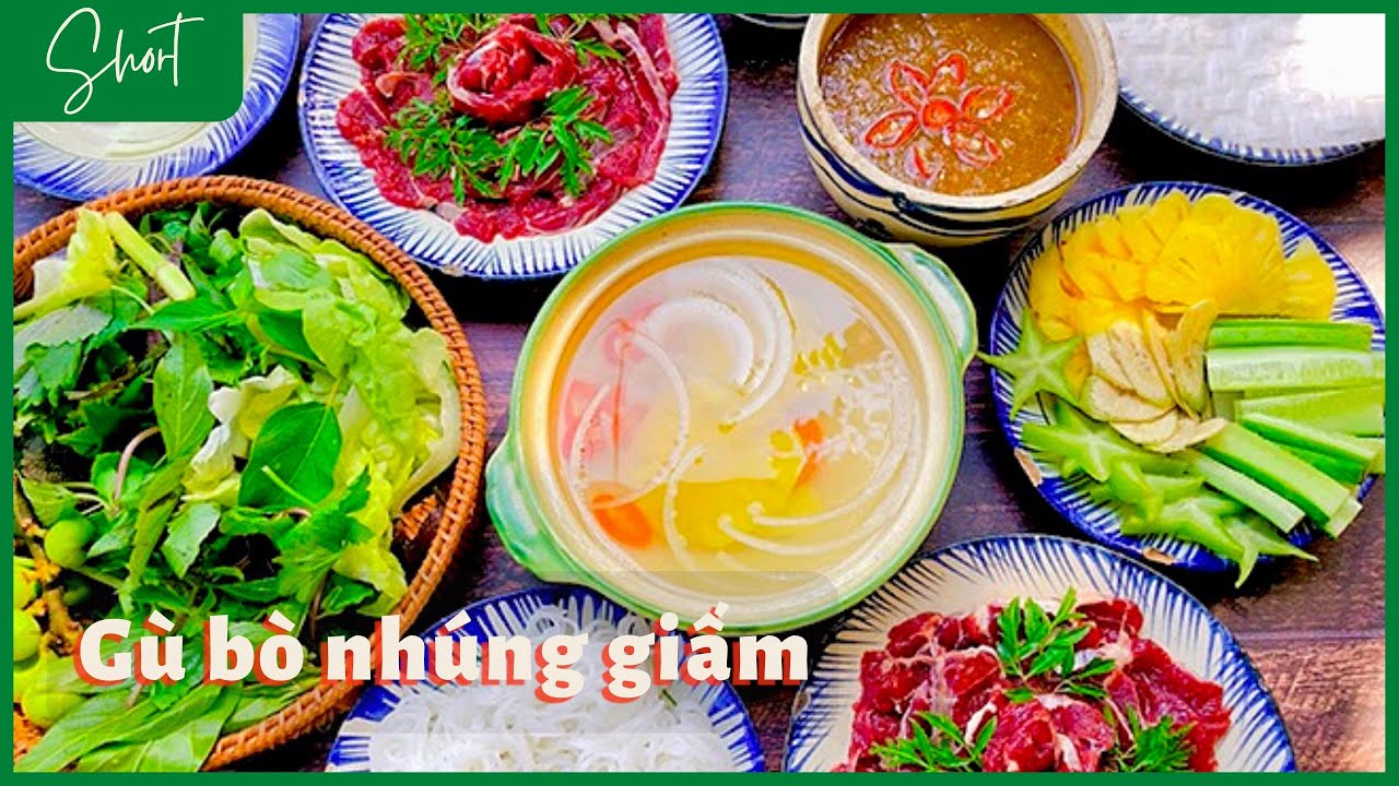 cách làm lẩu bò nhúng dấm hà nội