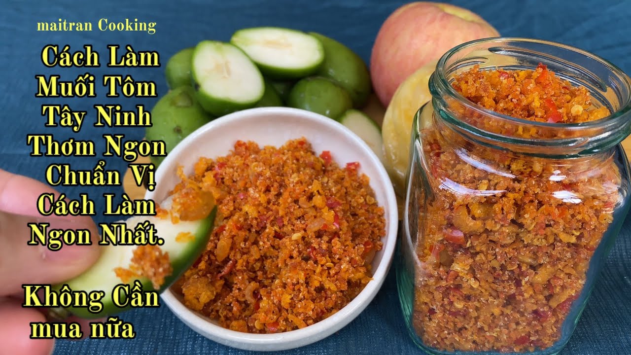 cách làm muối tôm tây ninh - Hình 5