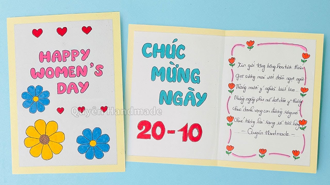 cách làm thiệp ngày 20 tháng 10 - Hình 4