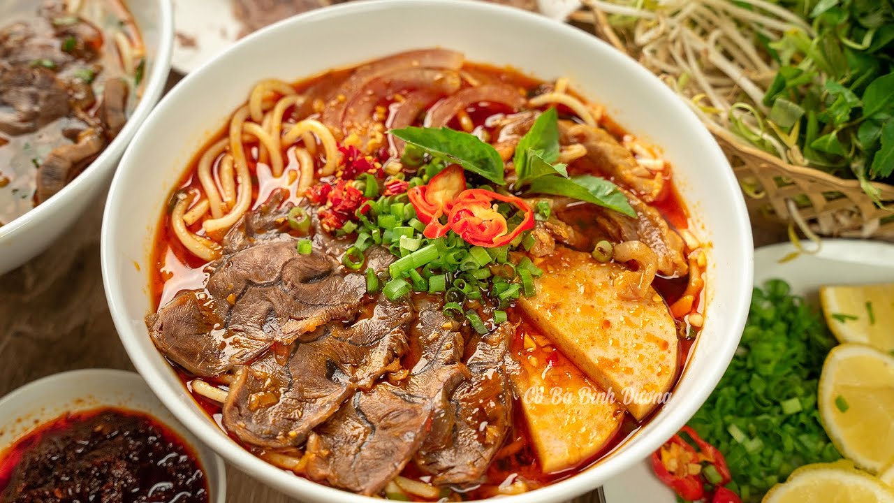 cách nấu bún bò huế của người huế