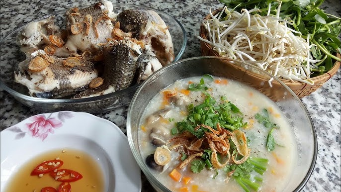 cách nấu cháo cá lóc miền tây - Hình 4