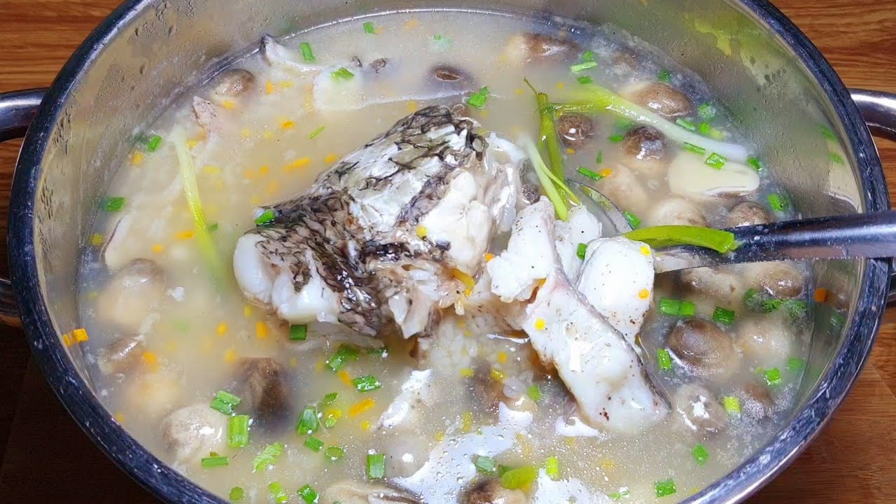 cách nấu cháo cá lóc miền tây - Hình 5