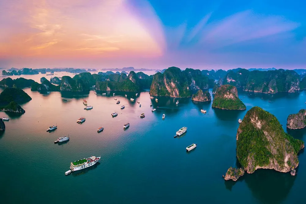 cảnh đẹp ở vịnh hạ long - Hình 3