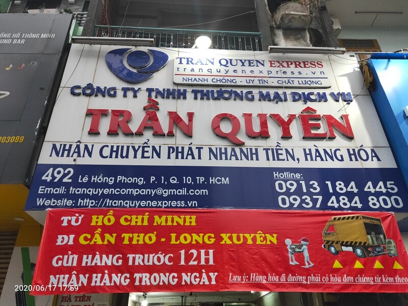 chành xe trần quyên sài gòn