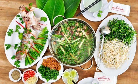 cháo cá lóc bầu rau đắng - Hình 2