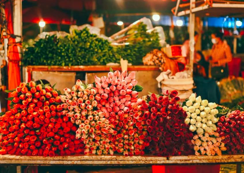 chợ hoa quảng bá ở đâu - Hình 4