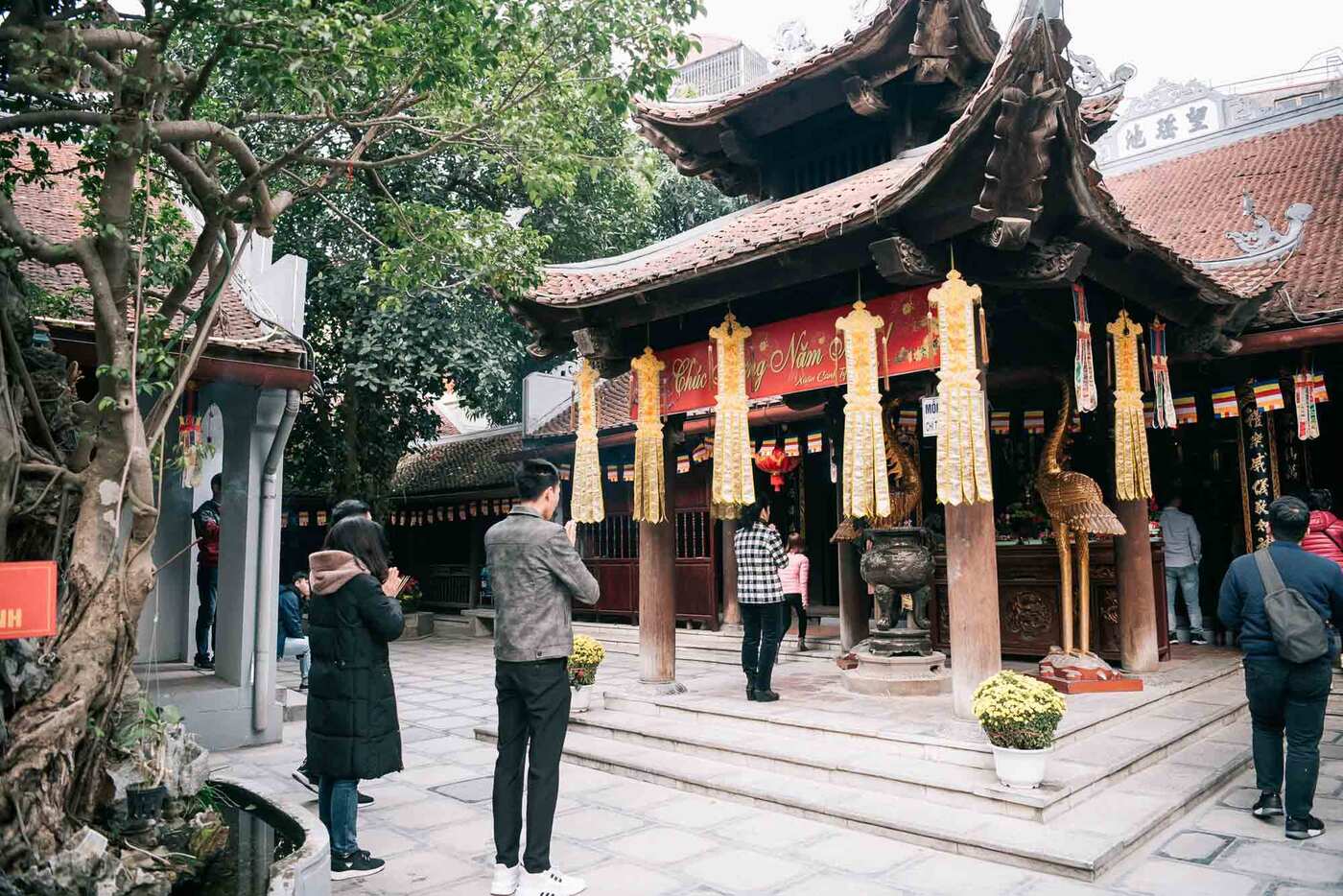 chùa cầu duyên ở hà nội - Hình 3