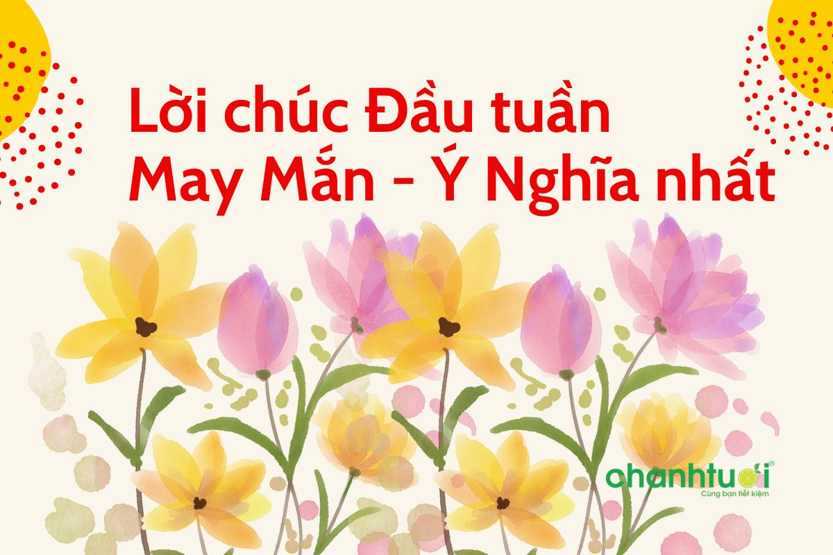 chúc tuần mới nhiều năng lượng