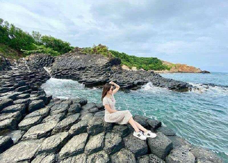 chụp ảnh ở ghềnh đá đĩa