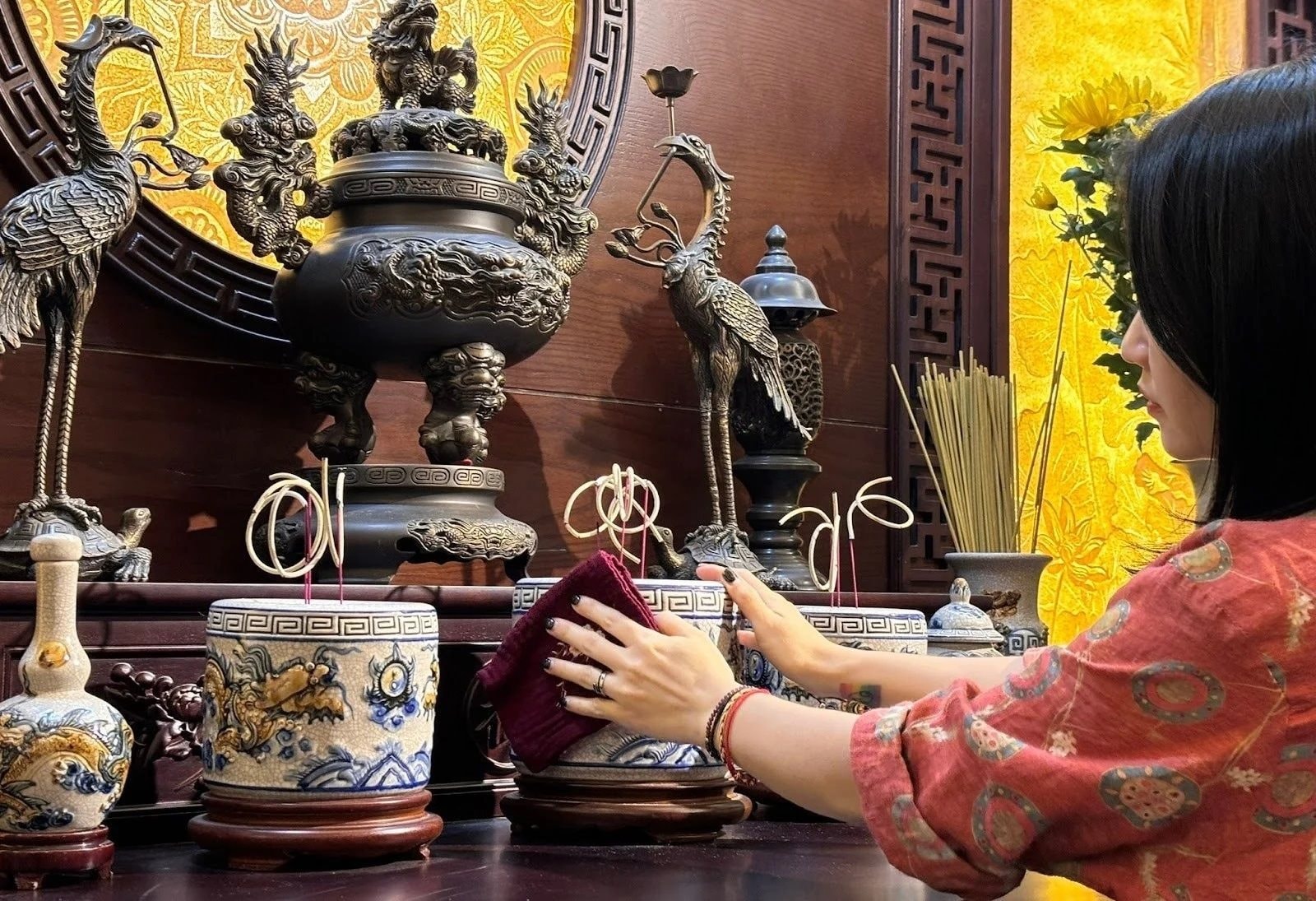cúng bao sái ban thờ - Hình 2