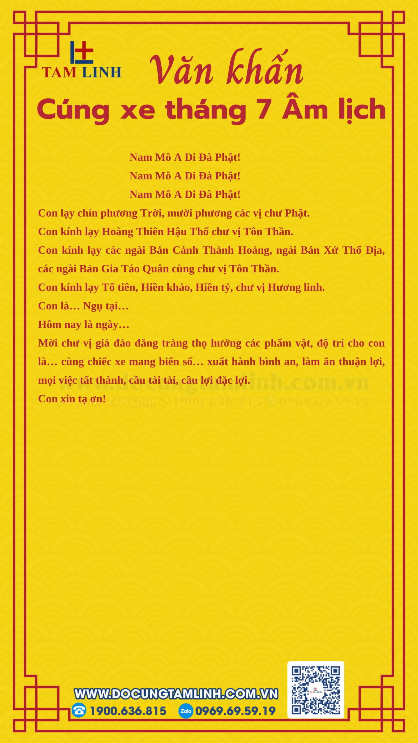 cúng xe rằm tháng 7 - Hình 5