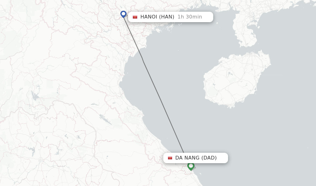 da nang to hanoi flight time