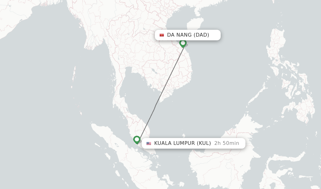 da nang to kuala lumpur flights