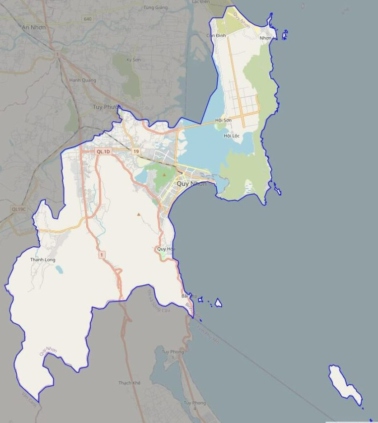 diện tích thành phố quy nhơn - Hình 2