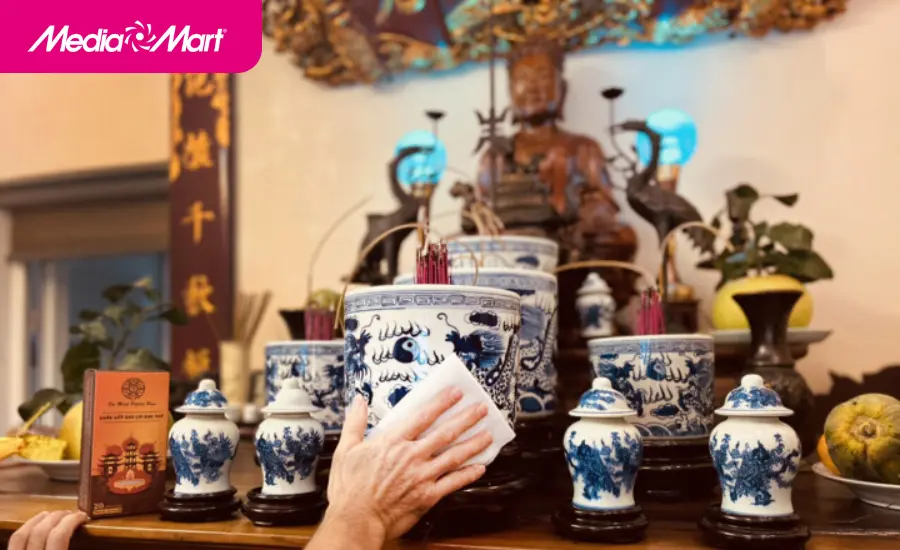 dọn bàn thờ trước hay sau khi cúng ông táo
