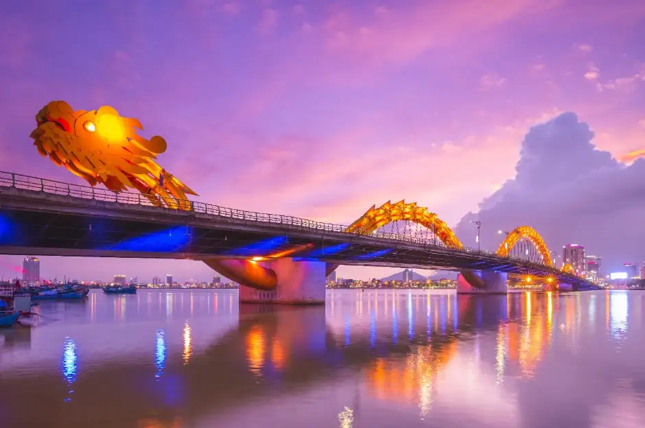 dragon bridge da nang fire time - Hình 5