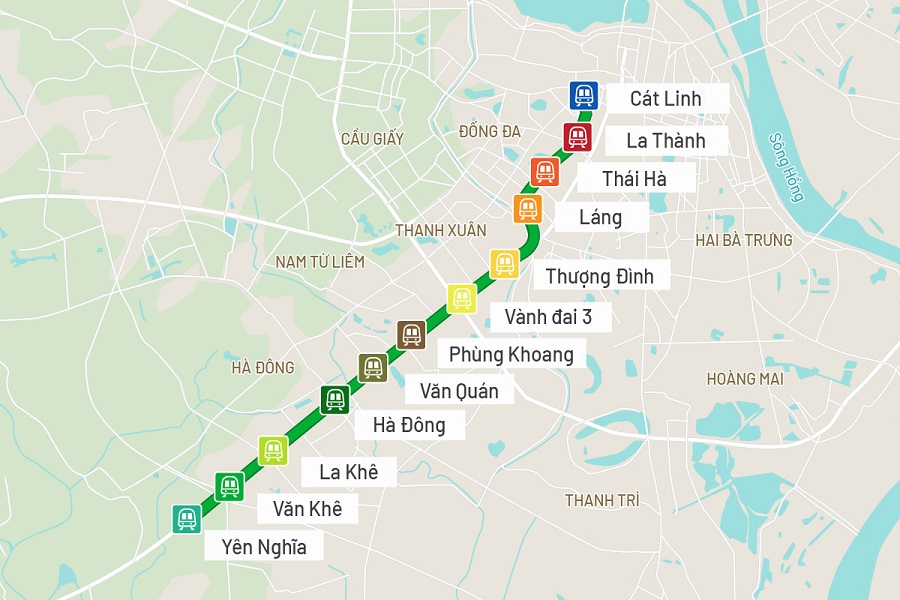 ga tàu điện cát linh hà đông - Hình 2