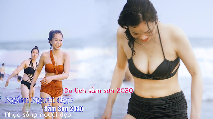 gái đẹp tắm biển sầm sơn