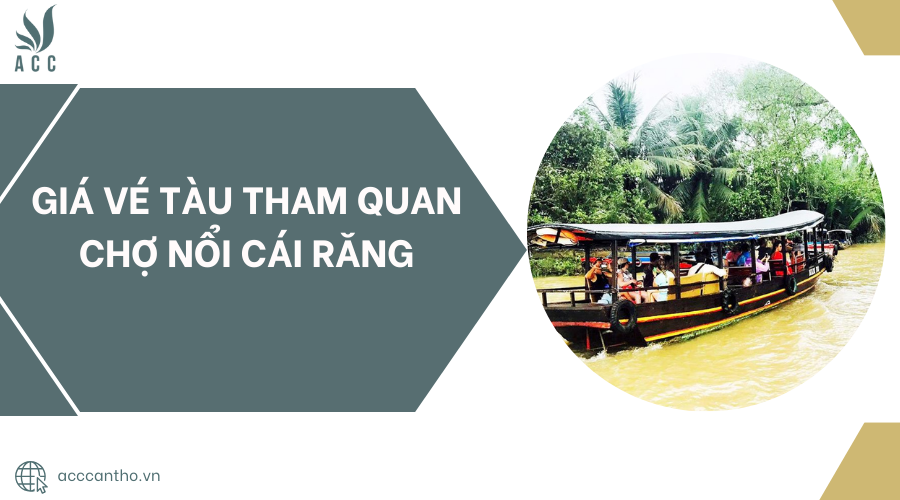 giá vé tàu tham quan chợ nổi cái răng - Hình 3