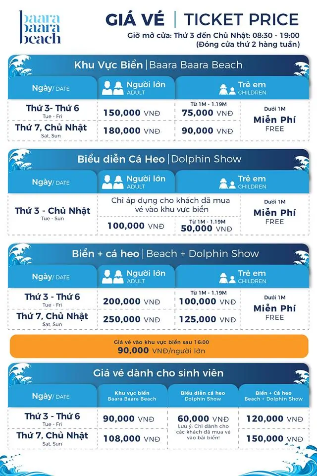 giá vé tuần châu quốc oai