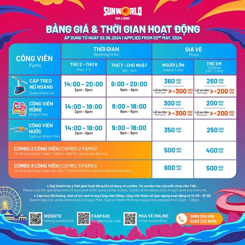 Giá Vé Vào Công Viên Nước Hạ Long: Thông Tin Chi Tiết Và Hướng Dẫn Mua Vé Giá Vé Vào Công Viên Nước Hạ Long: Thông Tin Chi Tiết Và Hướng Dẫn Mua Vé