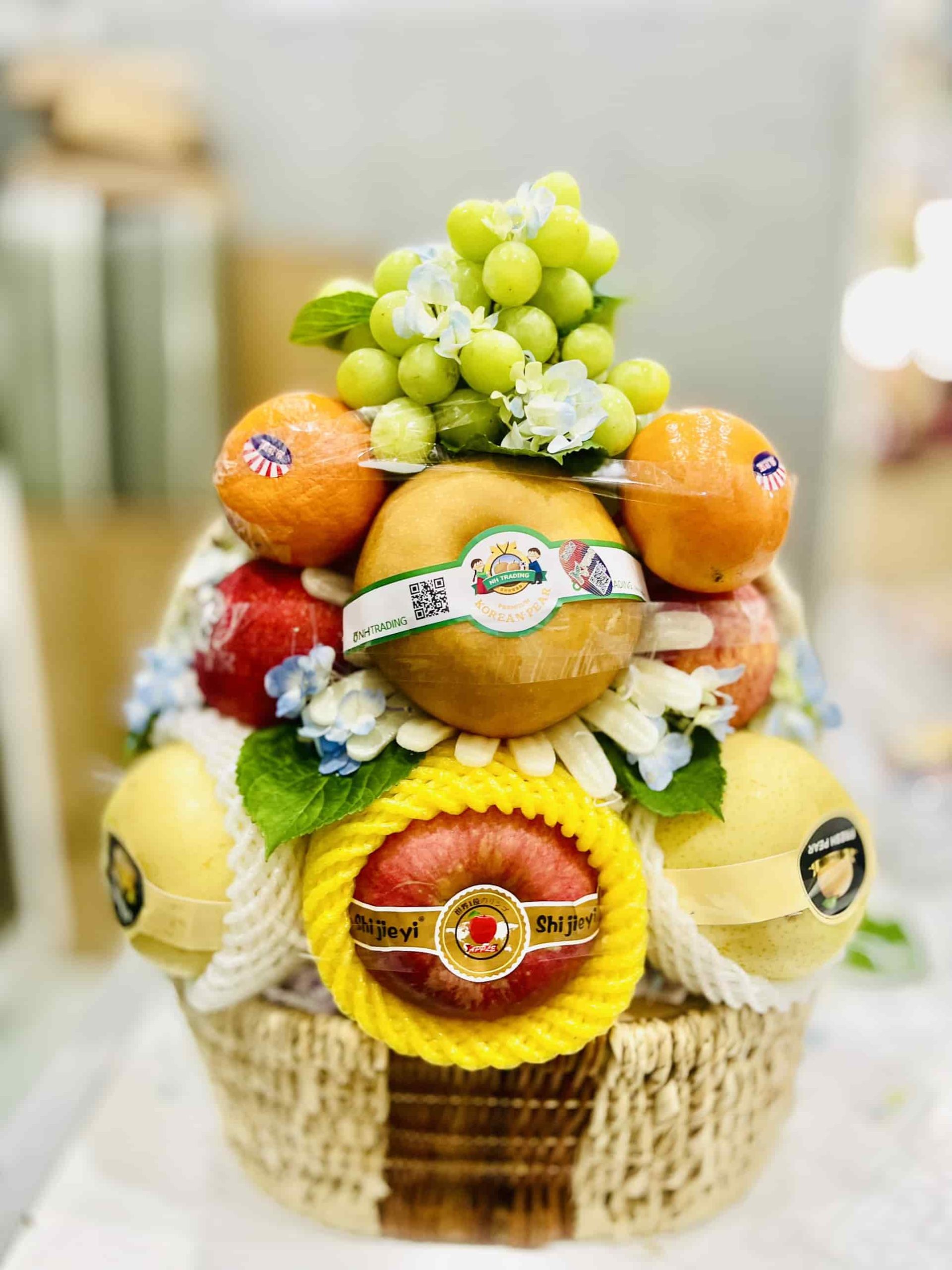 giỏ trái cây cúng đám giỗ - Hình 2