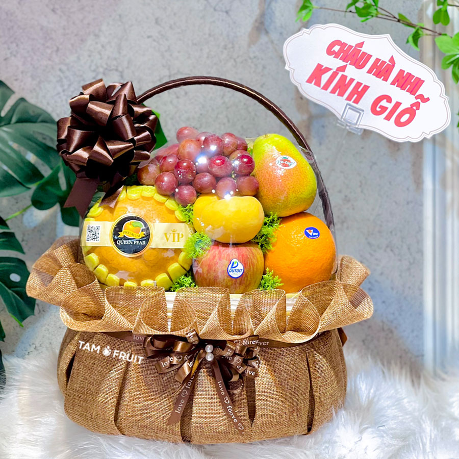 giỏ trái cây cúng đám giỗ