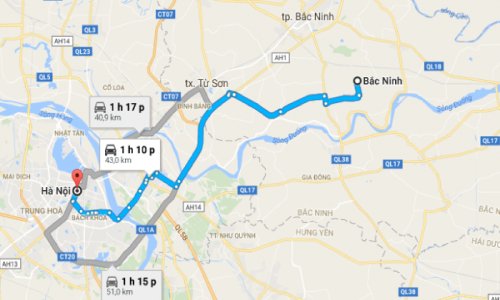 hà nội cách bắc ninh bao nhiêu km - Hình 1