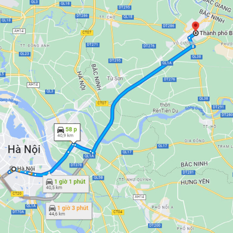 hà nội cách bắc ninh bao nhiêu km - Hình 2