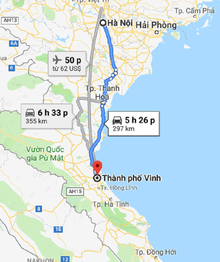 hà nội cách nghệ an bao nhiêu km - Hình 3