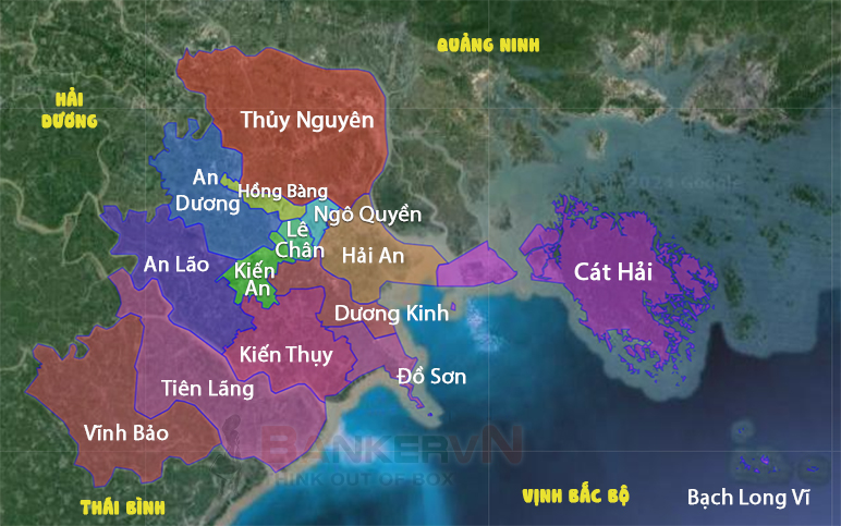 hải phòng có mấy thành phố