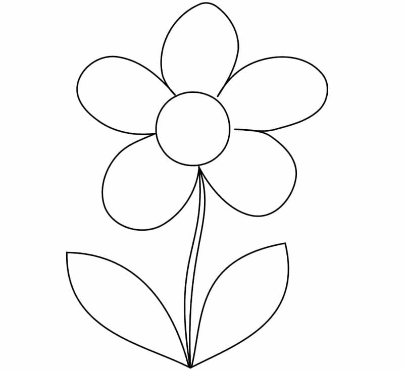 hình ảnh bông hoa tô màu - Hình 3