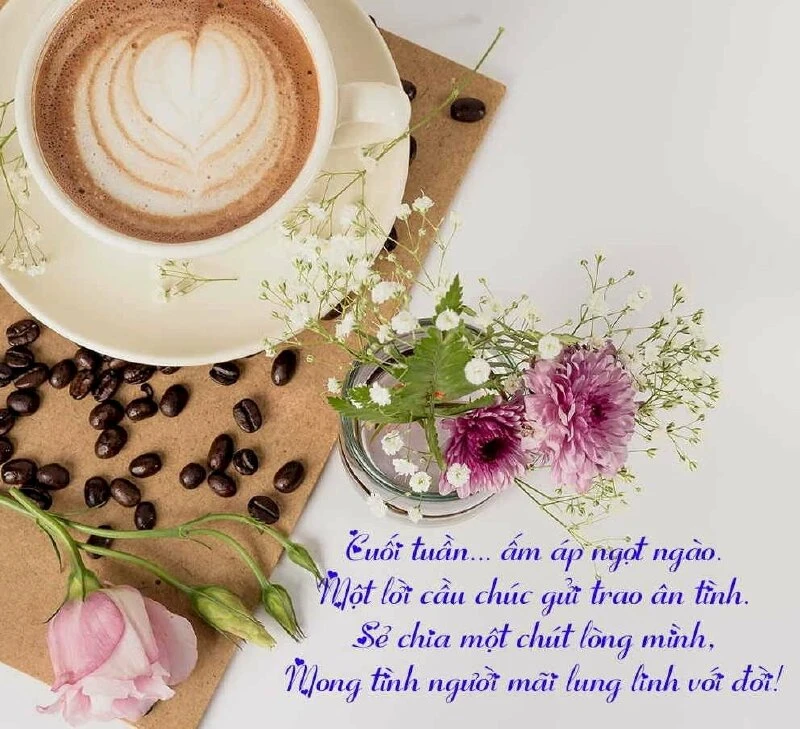 hình ảnh chúc cuối tuần vui vẻ