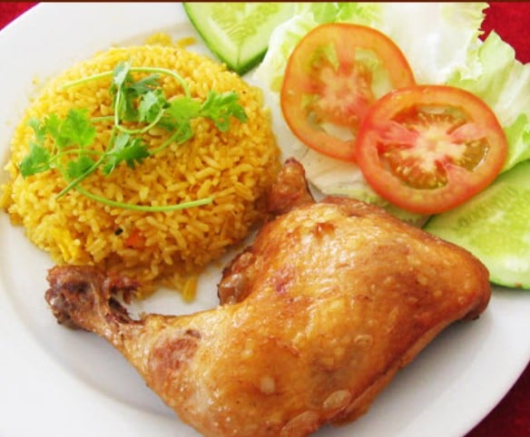 hình ảnh cơm gà xối mỡ - Hình 5