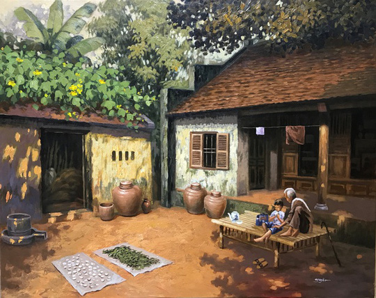 hình ảnh làng quê bắc bộ xưa