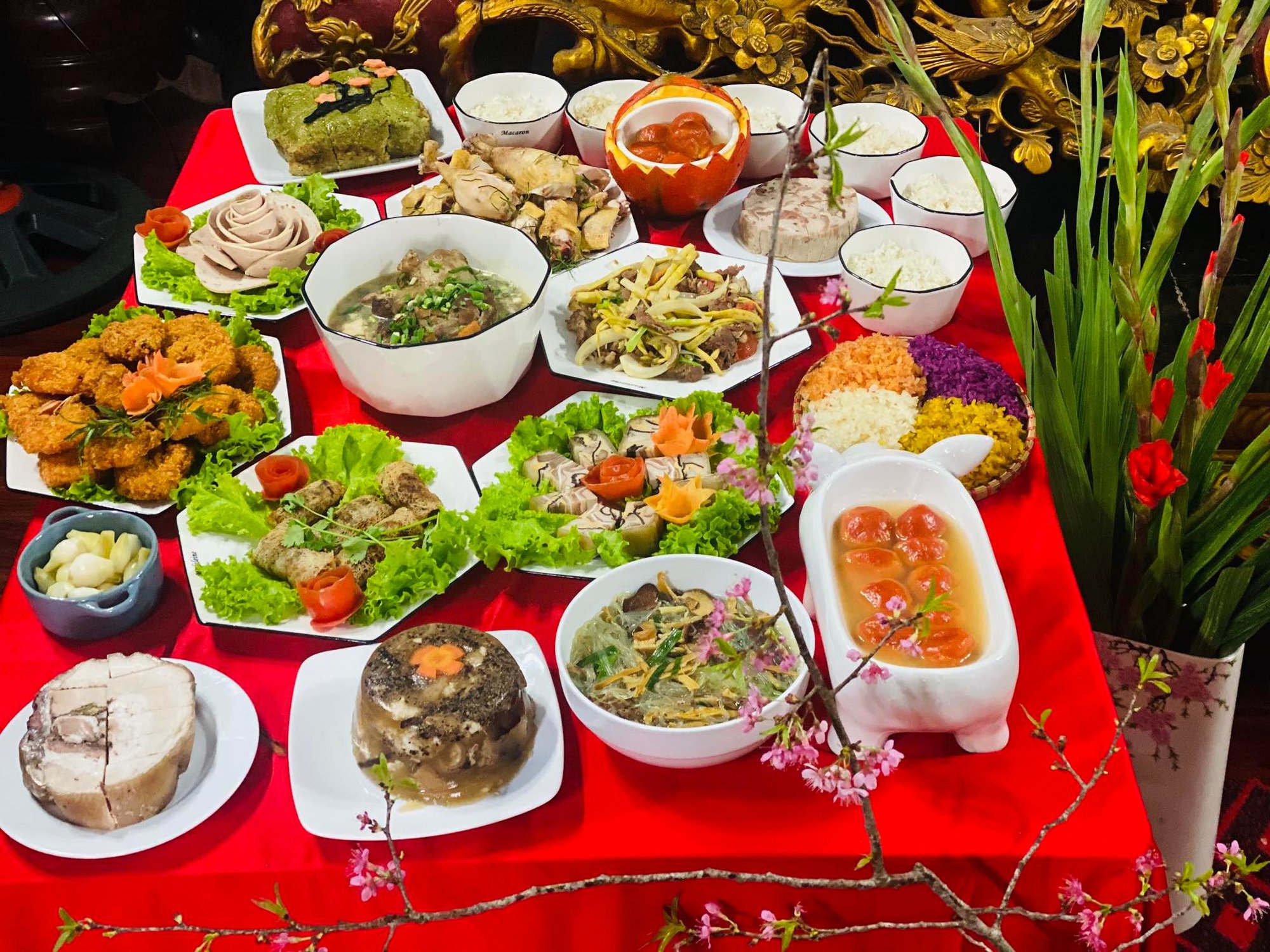 hình ảnh mâm cúng tất niên - Hình 1
