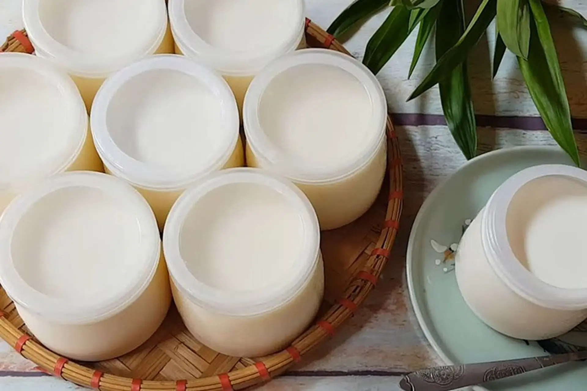 hình ảnh sữa chua nhà làm