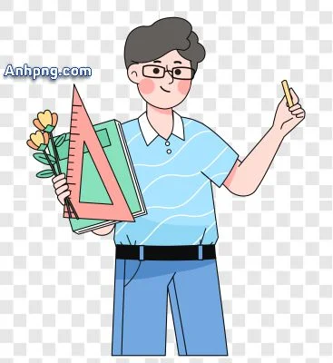hình ảnh thầy giáo hoạt hình - Hình 1