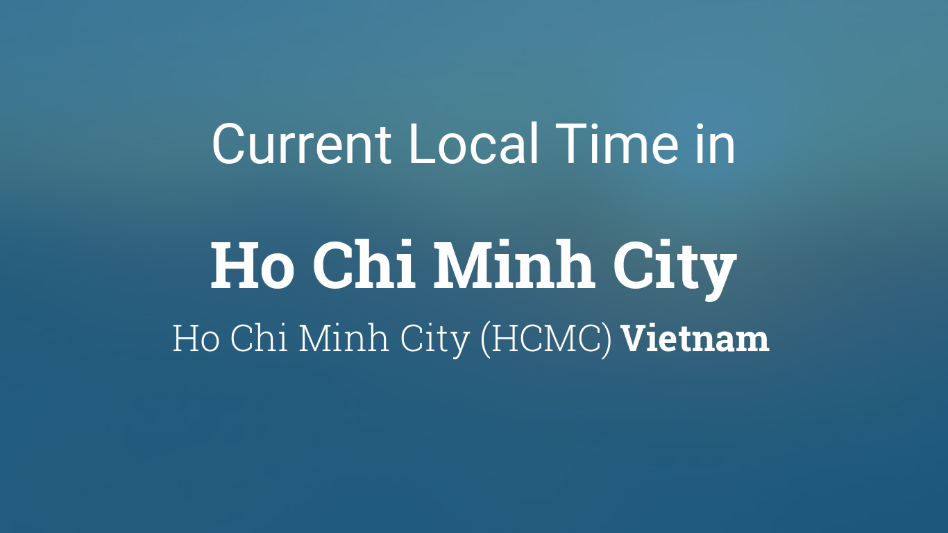 ho chi minh city time now - Hình 5