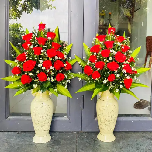 hoa cúng khai trương - Hình 5
