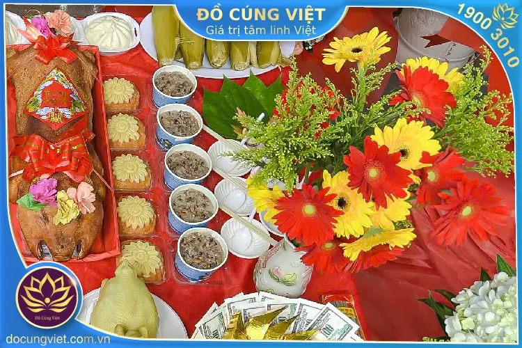 hoa cúng khai trương