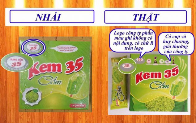 kem tràng tiền 35 thật giả