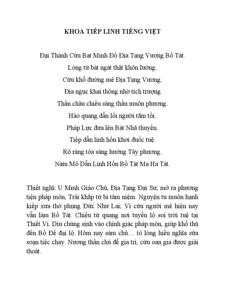khoa cúng tiếp linh - Hình 3