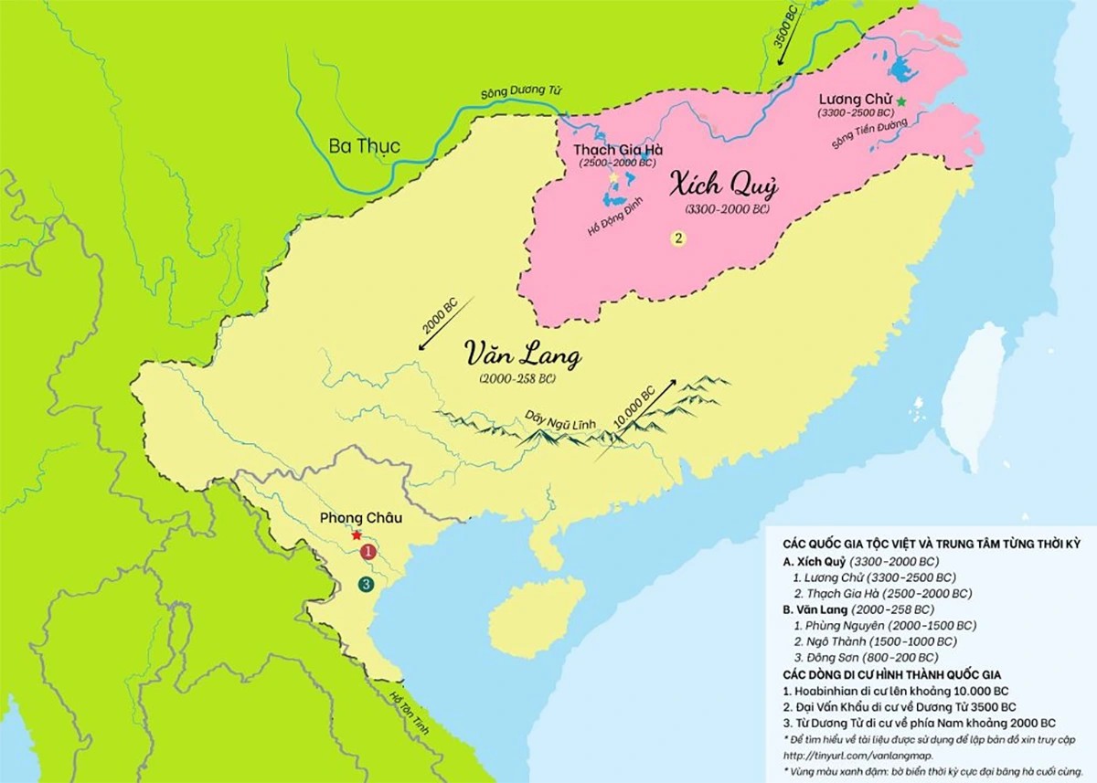 kinh đô của nước văn lang đặt ở đâu