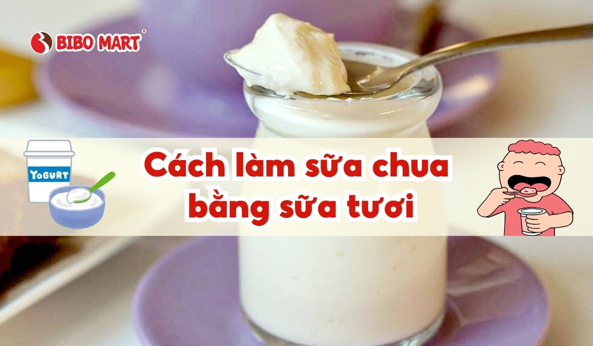 làm sữa chua từ sữa tươi không đường - Hình 4
